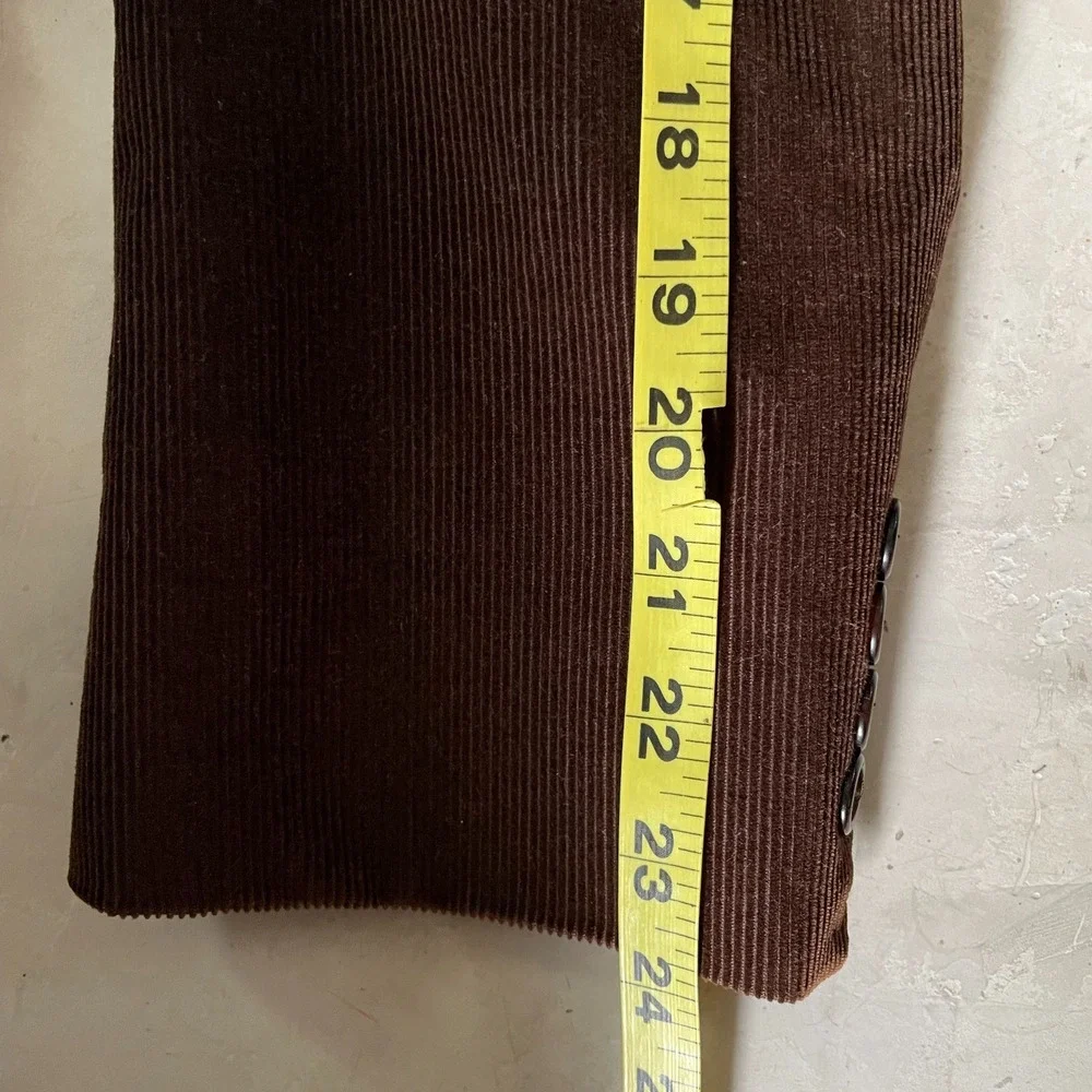 Vintage Brooks Brothers 346 Brown Corduroy Blazer‎ 41R Academia Classic Preppy